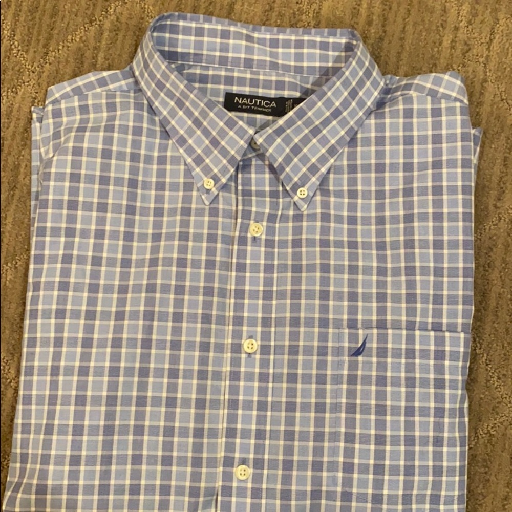 Nautica Men’s Oxford button dress shirt XXL